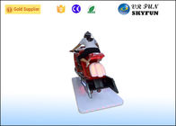 Red Arcade Amusement Motorcycle Racing Simulator , 9D Virtual Reality Simulator Games