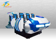 Skyfun 6 Seats Family 9D VR Cinema With 80 PCS Movies / Virtual Reality Simulator