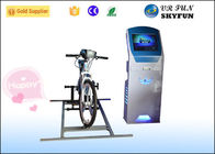 Leisure Sport 9D Virtual Reality Bike With 42 Inch Touch Screen / Virtual Cycling Simulator