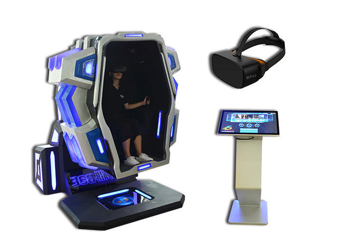 Single Player 360 Degree VR Pod Flight Simulator / 9D VR Chair