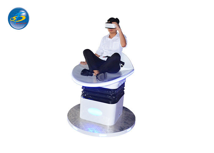 Electric 9D VR Simulator Fiberglass Material Single Player Slide VR Machine