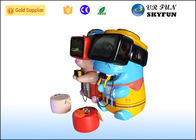 Lovely Cartoon 10 VR Game Machine For Kids Early Learning CE Approved