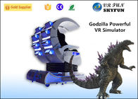 Godzilla Shap Immitated VR Shooting Game Simulator with Double Seats 360 Degree Horizontal Rotation