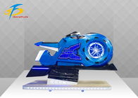 Amazing Blue Color 9D VR Motorbike Simulator With 4pcs Racing Games