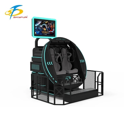 SKYFUN 360° Full-Rotation VR Motion Simulator Ride | Immersive Virtual Reality Chair with Dynamic Platform, AR/VR Game Content, 4K Headset, Motion Tracking, Haptic Feedback, and Multiplayer Support