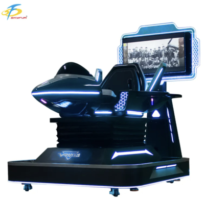 SKYFUN Premium 9D VR Flight Simulator offers a highly immersive and realistic flying experience. Fully customizable, built with superior quality, perfect for entertainment and training.