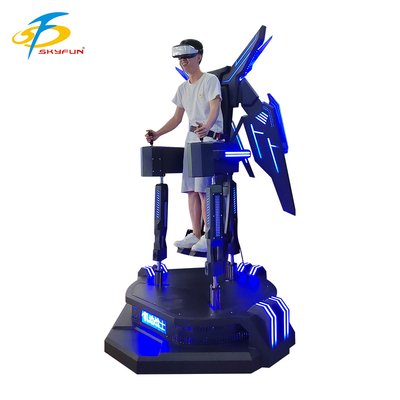 VR Flight Simulator – Immersive 9D VR Flying Experience with Up-Down Vibration, Interactive Controls, and LED Effects