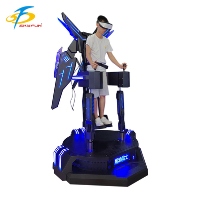 VR Flight Simulator – Immersive 9D VR Flying Experience with Up-Down Vibration, Interactive Controls, and LED Effects