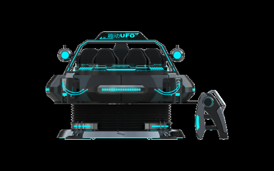 Customized FUN UFO 5 Seat VR Cinema Simulator | Multi-Player 9D VR Motion Ride with DPVR Glasses, 32-Inch Monitor, Reliable Sempre Wire Loop & Large Motion System – SKYFUN