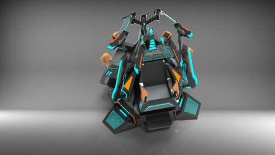 Fun Star Tower 3 Seat VR Cinema Simulator | Exclusive 9-DOF Motion Design, 360° Display, Multi-Special Effects, DPVR Glasses & 3-Player Immersive Ride – SKYFUN Manufacturer