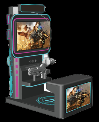 Fun Flyer VR Shooting Simulator | Coin & QR Payment Self-Service, VR Shooting with Seat Design, 10+ Games, DPVR E3S Glasses & 42-Inch Monitor – SKYFUN Manufacturer