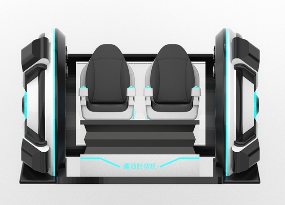 Fun Time Machine 2 Seat VR Cinema Simulator | Crank Motion, Fiberglass Design, Double-Seater for Parent-Child or Couples, 56 Games, DPVR E3-S & 44-Inch Touch Monitor – SKYFUN Manufacturer
