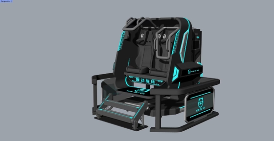 Fun Rotating Star 2 Seat VR Simulator | 360° Infinite Rotation, Compact Design, 20 Games with Special Effects, DPVR E3S Glasses & 32-Inch Monitor – SKYFUN Manufacturer