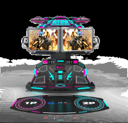 VR Peace Mission Double Stage Interactive Platform | Linked VR Battles, 100+ Games, High-Resolution VR Headset, Surround Sound, 42-Inch Monitor – SKYFUN Manufacturer