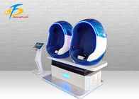 110 / 220V Amusement VR Egg Chair With 2 Seats VR Glasses / Virtual Reality Cinema