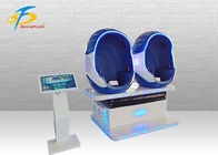 Double Seats Vr Pod Cinema Machine With Fiberglass &amp; Leather Material