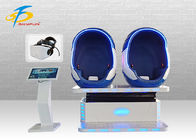 Immersive VR Double Seat Egg Cinema Helmet 90 Pcs Movies And Games 9D VR Machine