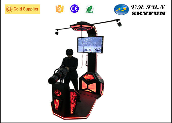 Electric System VR games simulator , VR Standing Platform For Entertainment Place