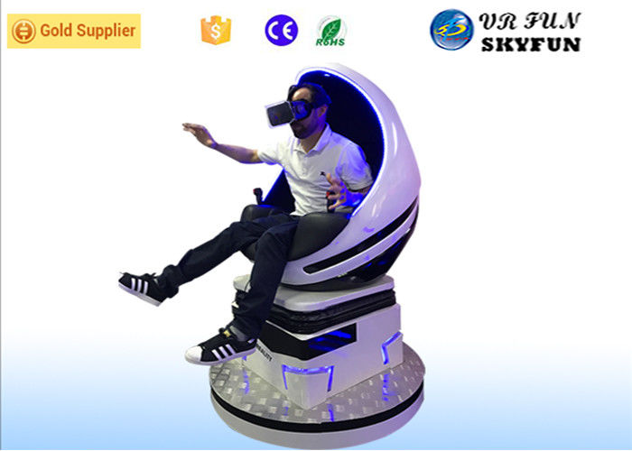 1 Seat 360 Degree 9D VR Simulator Virtual Reality Equipment With 3D Chair