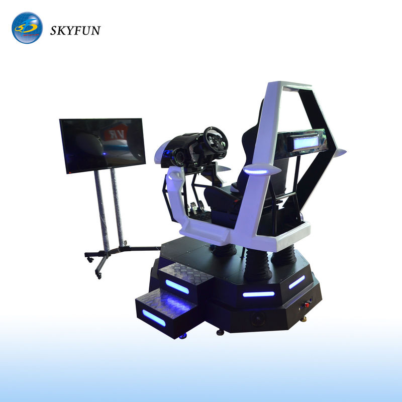 Dynamic 9D Virtual Reality Simulator , Arcade Racing Simulator Car Game Machine