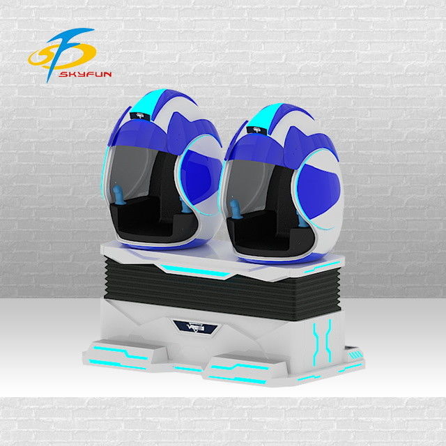 2 Players 9d Vr Egg Cinema , Smart Touch Screen Control Panel Vr Gaming Equipment
