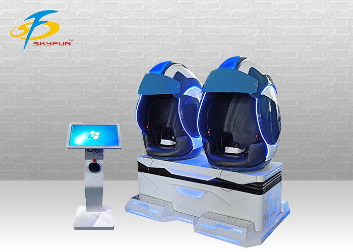 Fiberglasses Material 9D VR Simulator For Shopping Mall 12 Months Warranty