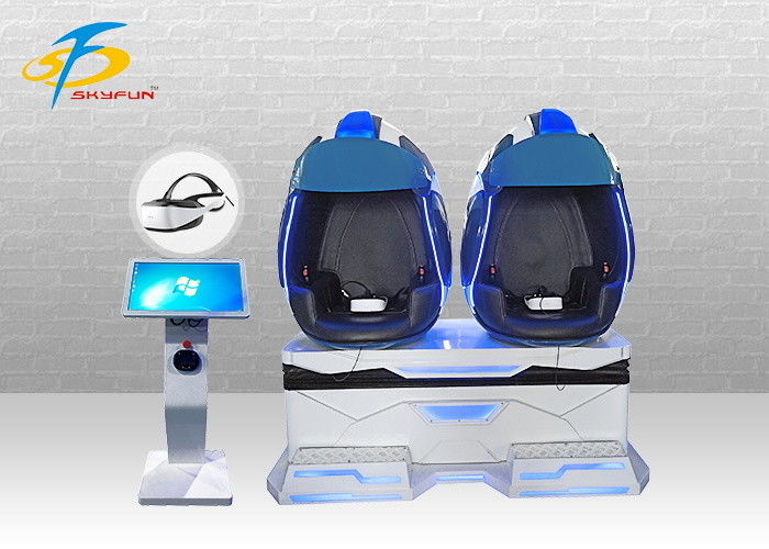 Attractive Amusement Park VR Egg Chair + 9D VR Cinema With Shooting Game