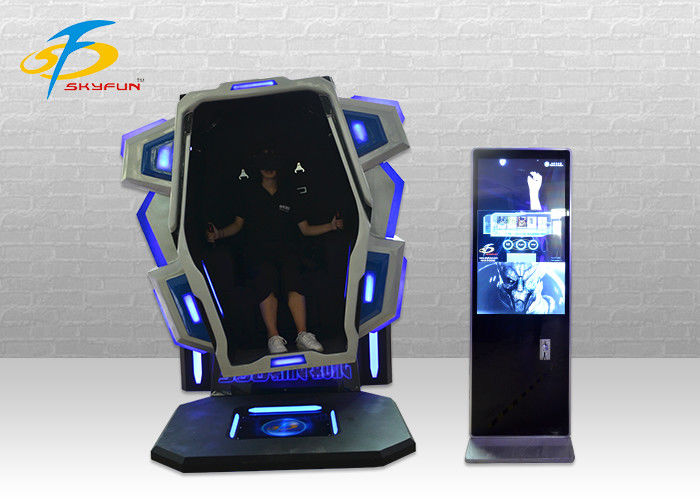 1 Seat 9D 360 Degree VR Chair Blue / Red Virtual Reality Simulator