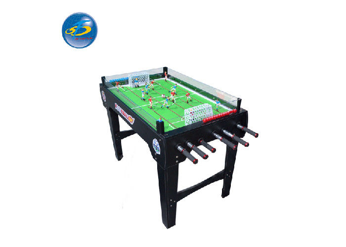 Green Color Coin Operated Arcade Games 2 Players Table Football Game Machine