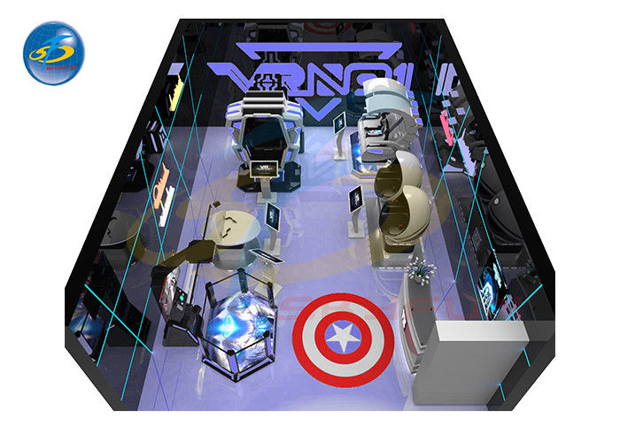 Small Business Virtual Reality Theme Park 9D VR Simulator Arcade Room Game Center