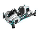 FUN 4 DOF Racing Car Simulator | 4-Axis Motion, Ultra-Large Curved LCD ...