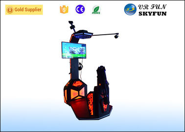 Adventurous VR Shooting Simulator 9D Virtual Battle Machine With Blue Shining Lights