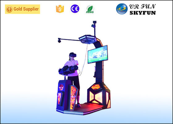 Fashionable VR Gaming Platform , Amusement Park Gatling Gun Simulator For Adults