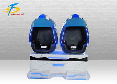 Sparta Warrior 9D VR Egg Chair Simulator With 2 Seats 12 Pcs Interactive Games