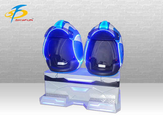 Attractive VR Egg Chair / Two Players VR Egg Cinema With Various Content