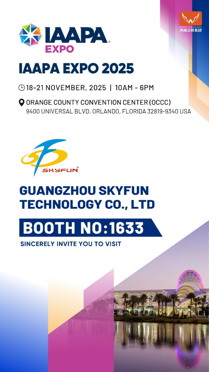 latest company news about IAAPA Expo 2025: Skyfun Invites You to Discover High-Revenue VR &amp; Vending Innovations at Booth 1633  0